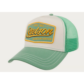 Lippalakki Stetson Trucker Cap Vintage Vaalean Vihreä