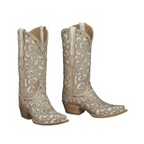 Lucchese -bootsit Bone Curly (naisten) **koko 40,5** (US 10B)