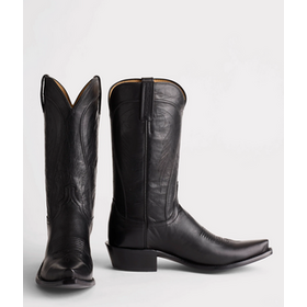 Lucchese -bootsit Black Burn Ranch