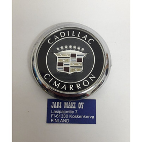 Merkki maskiin muovia Cadillac Cimarron 1986