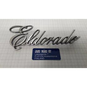 Merkki metallia "Eldorado" 4-1/2" Cadillac 1979-1980