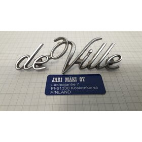 Merkki metallia "de Ville" Cadillac 1974-1983