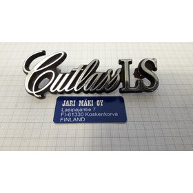 Merkki metallia 3-1/2" Oldsmobile Cutlass LS
