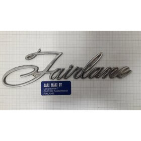 Merkki metallia 7-3/8" Ford Fairlane 1968