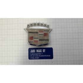 Merkki metallia takaluukun lukonsuoja Cadillac 1976-1979