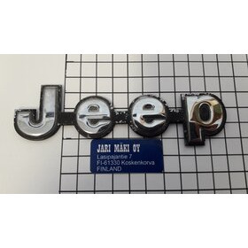 Merkki muovia 5-1/8" Jeep kromi pinta