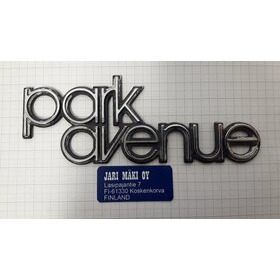 Merkki muovia 5-3/8" Buick Park Avenue