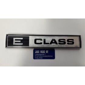 Merkki muovia 5-7/8"  "E-CLASS"