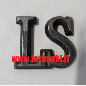 Merkki muovia "LS" 1-1/2"