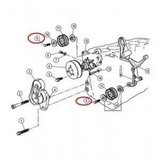 Moniurahihnan ohjainrullanpultti Jeep WJ 3.1TD 1999-2001