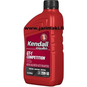 Moottoriöljy Kendall GT-1 Competition 20W50 1 quart (946ml)