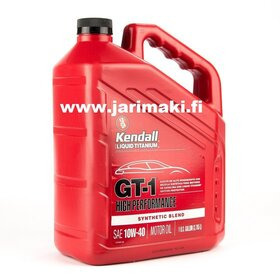 Moottoriöljy Kendall GT-1 Synthetic Blend 10W-40 gallona