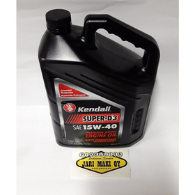 Moottoriöljy Kendall Super-D 15W-40 1.25 Galloona (4.75l)