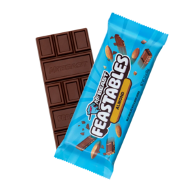 MrBeast Feastables Bar Almond Suklaa 60 g