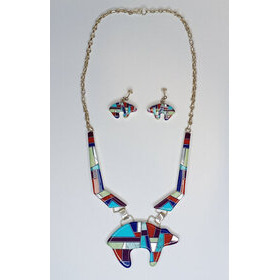 Multicolor Turquoise Bear -setti