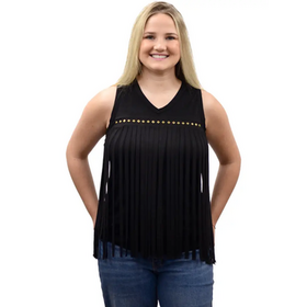  Naisten musta hapsutoppi Eleanor