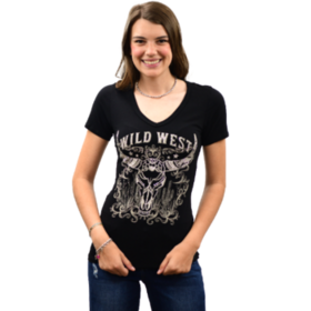 Naisten t-paita Wild West Steer