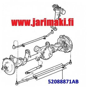 Ohjaustanko/säätöholkki Jeep Grand Cherokee WJ/WG 1994-2004