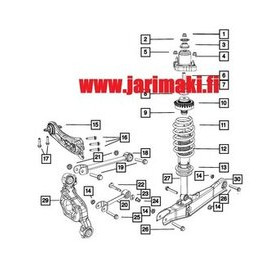 Olka-akseli taka oikea Chrysler Sebring 2007-2010