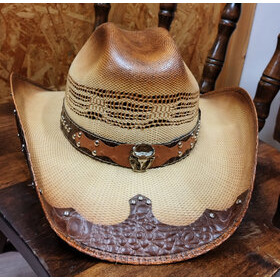 Olkihattu Skull Concho **koko L/XL**