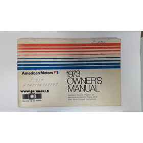 Omistajan käsikirja käytetty Englanniksi AMC 1973
