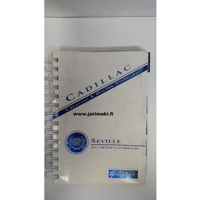 Omistajan käsikirja käytetty Englanniksi Cadillac Seville 1995