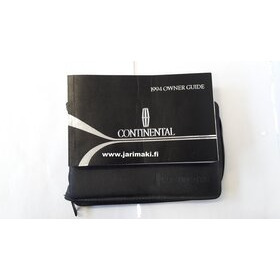 Omistajan käsikirja käytetty Englanniksi Lincoln Continental 1994