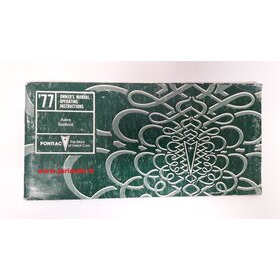 Omistajan käsikirja käytetty Englanniksi Pontiac Astre/Sunbird 1977