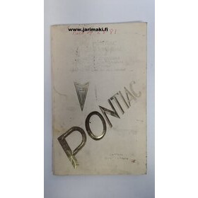 Omistajan käsikirja käytetty Englanniksi Pontiac Lemans/Grand Lemans 1981