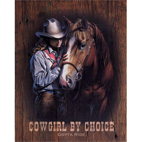 Peltikyltti - Cowgirl By Choice