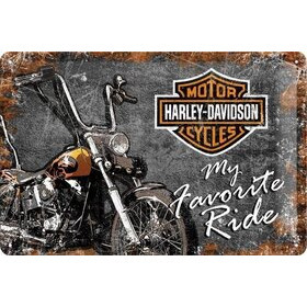 Peltikyltti Harley Davidson My Favorite Ride