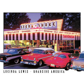 Peltikyltti Lucinda Lewis - Roadside America