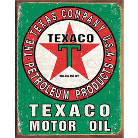 Peltikyltti Texaco Motor Oil