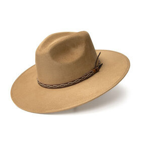 Pinch Front Flat Brim westernhattu