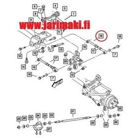 Poikittaistukivarsi taka takinmainen Chrysler Stratus 1996-2000
