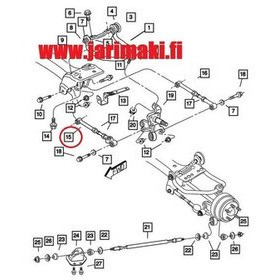 Poikittaistukivarsi taka etunmainen Chrysler Stratus 1996-2000