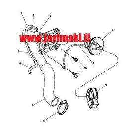 Polttoainetäyttöputken liitospala Chrysler Neon 1995-1999