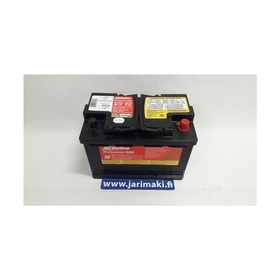 Akku AC Delco pystynapa 48AGM 760CCA 120 RC 380 LT 70AH