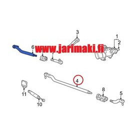 Raidetangonpää sisempi oikea premium laatu Ford F250/350 2wd  2005-2007