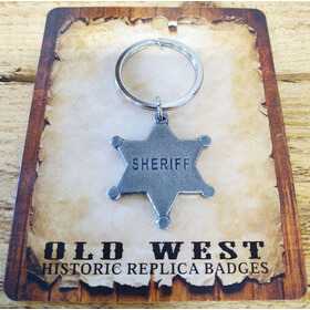 Sheriff virkamerkki avaimenperä