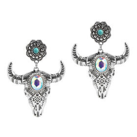 Sonnin kallo timantilla korvakorut