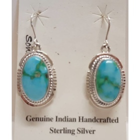 Sonoran Turquoise kivi- Riipuskorvakorut 