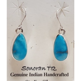 Sonoran Turquoise kivi- Riipuskorvakorut