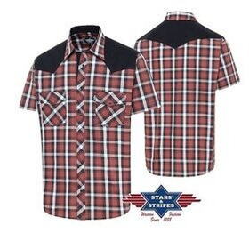 Lyhythihainen westernpaita Stars & Stripes
