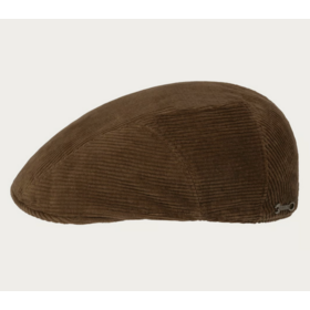 Stetson Flat Cap  Garage Theme Ruskea
