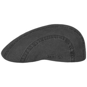 Stetson Madison Delave Flat Cap - Harmaa