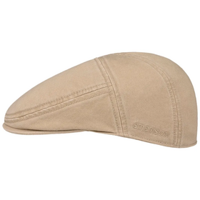 Stetson Paradise Cotton Flat Cap - Beige