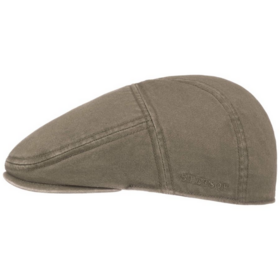 Stetson Paradise Cotton Flat Cap - Olive