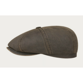 Stetson Hatteras Old Cotton Newsboy Flat Cap - Brass