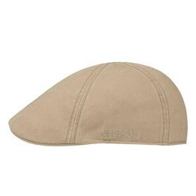 Stetson Texas Organic Cotton Flat Cap - Beige